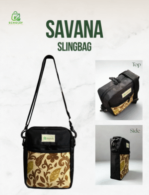 Savana Slingbag (Black) - Echoléf
